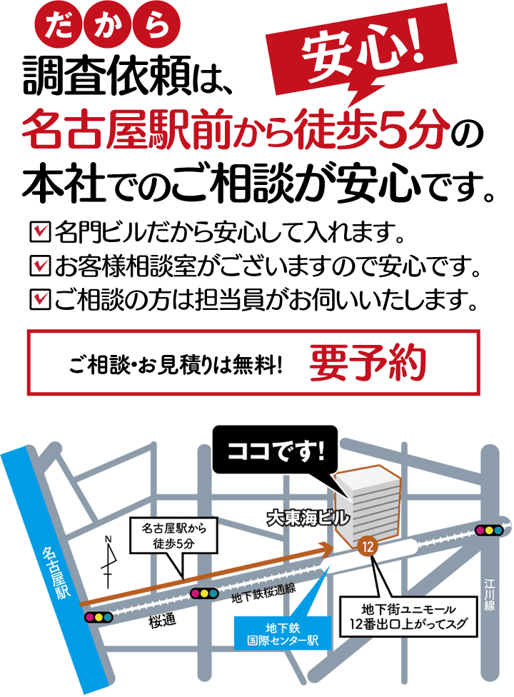探偵選びは慎重に