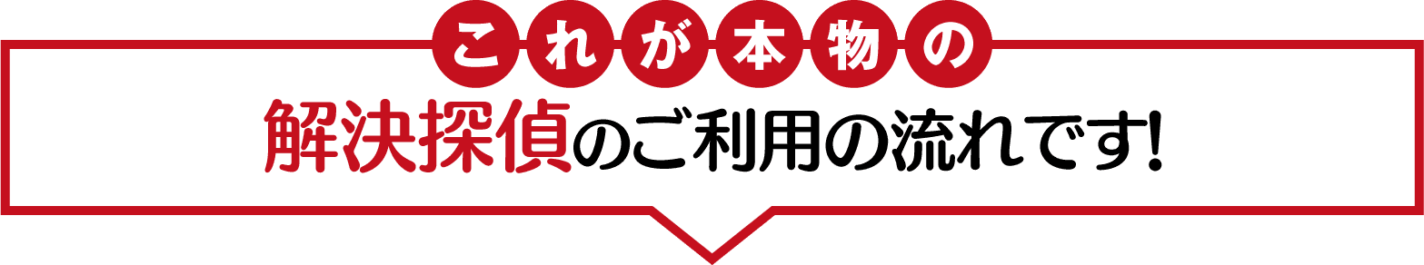 当探偵社のこれが本物の解決探偵の流れです!